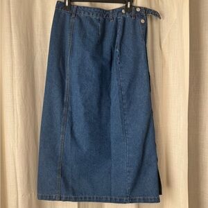 Denim maxi Skirt